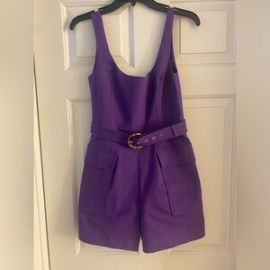 Marciano. Purple short jumpsuit